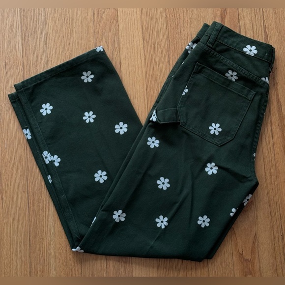 PacSun Stamped Floral Boyfriend Carpenter Pants - Picture 7 of 9